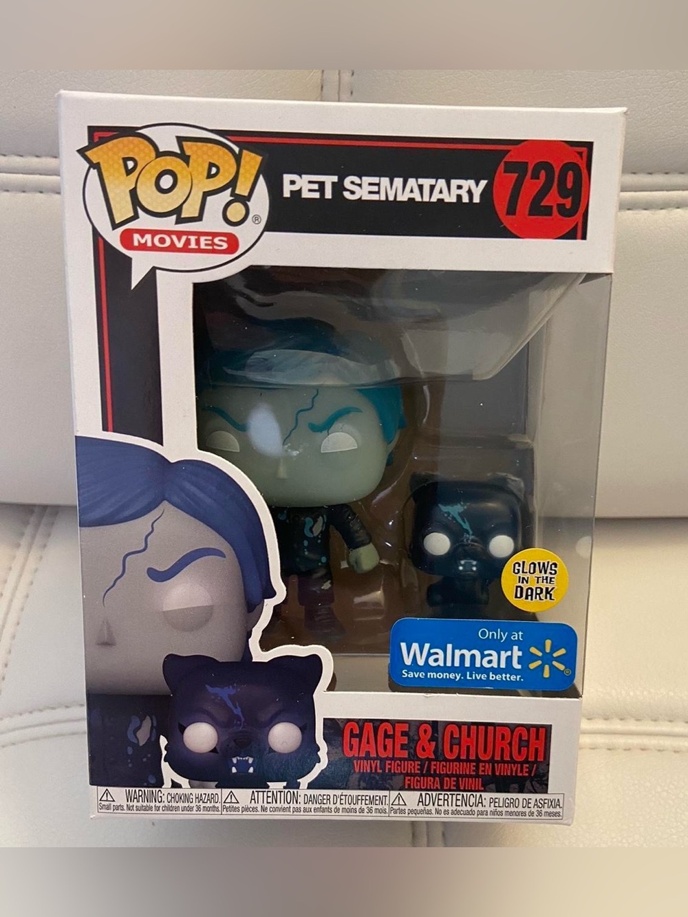 Gage and Church Pet Sematary Funko Pop Glow 729